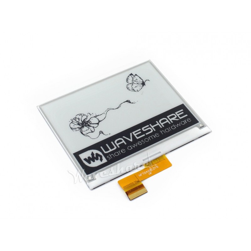 Waveshare 4,2 Zoll 400x300 E-Ink E-Paper Rohdisplay SPI-interface til Arduino