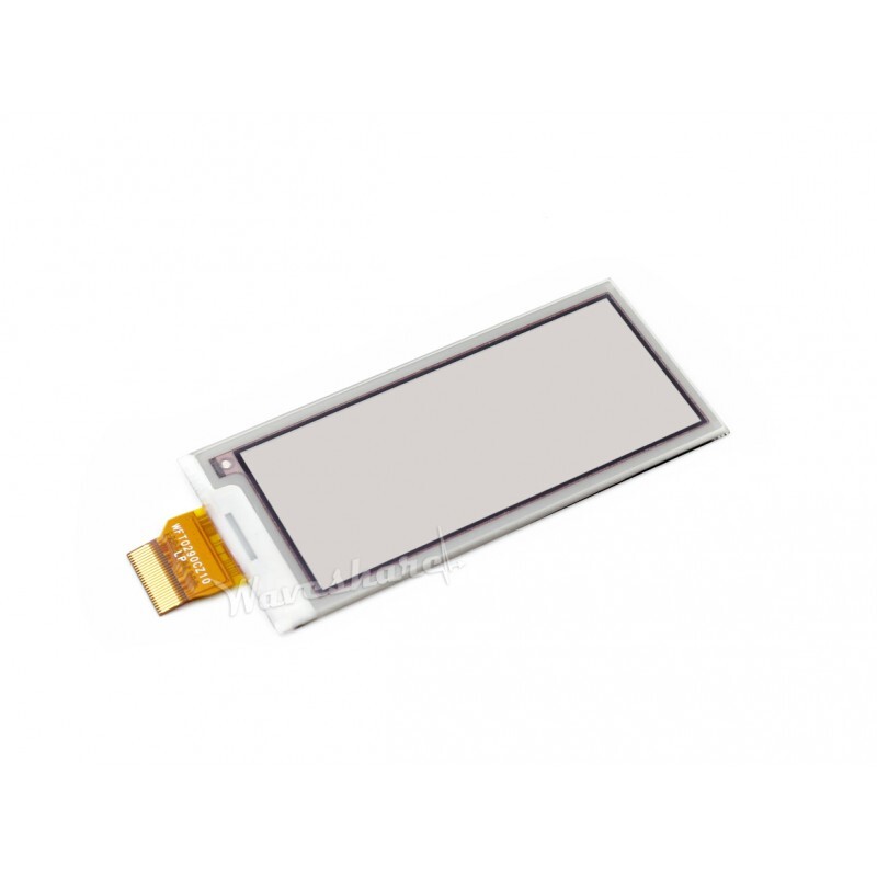 Waveshare 2,9 Zoll 296x128 E-Ink E-Paper Rohdisplay-panel, dreifarvet, für Arduino