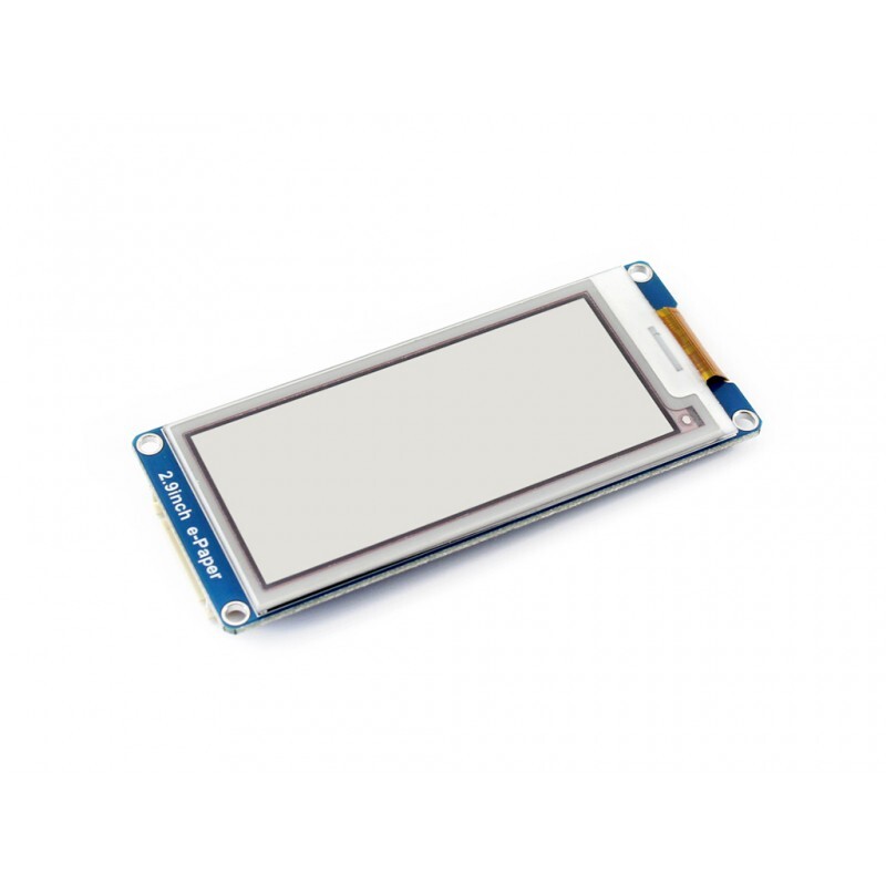 Waveshare 2,9 Zoll 296x128 E-Ink E-Paper Display Modul dreifarvet Arduino