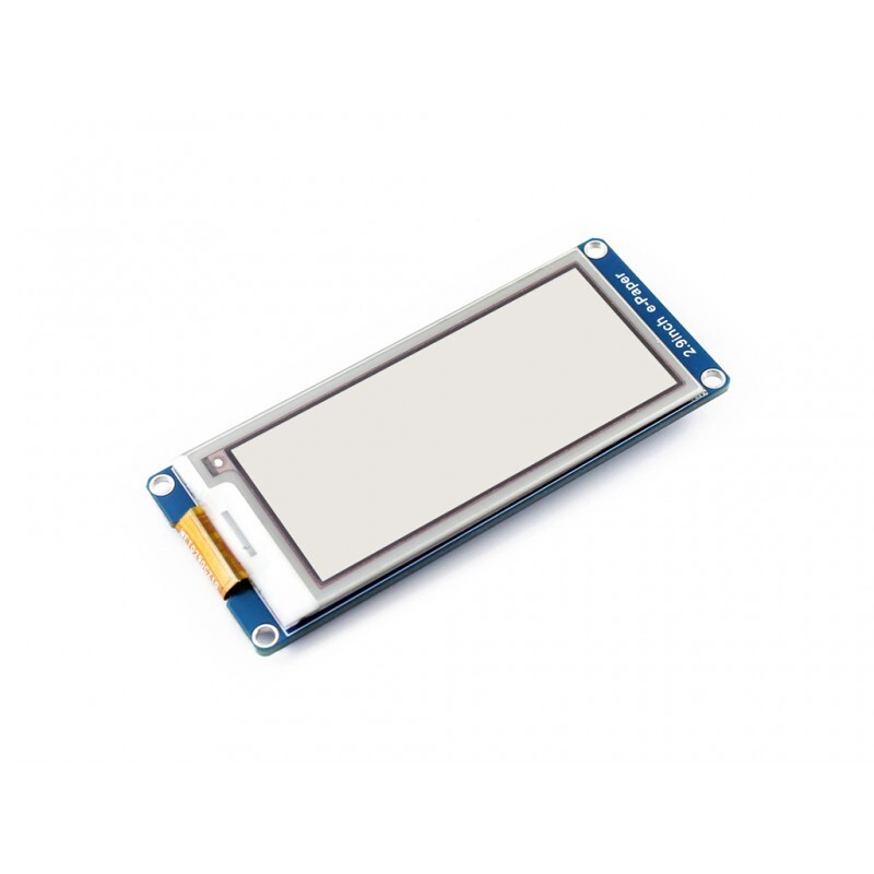 Waveshare 2,9 Zoll 296x128 E-Ink E-Paper Display Modul dreifarvet Arduino