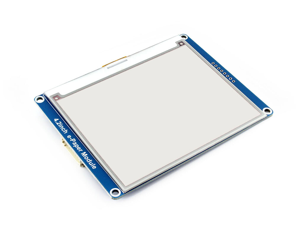 Waveshare 4,2 Zoll 400x300 E-Ink E-Paper Display Modul Tricolor Arduino