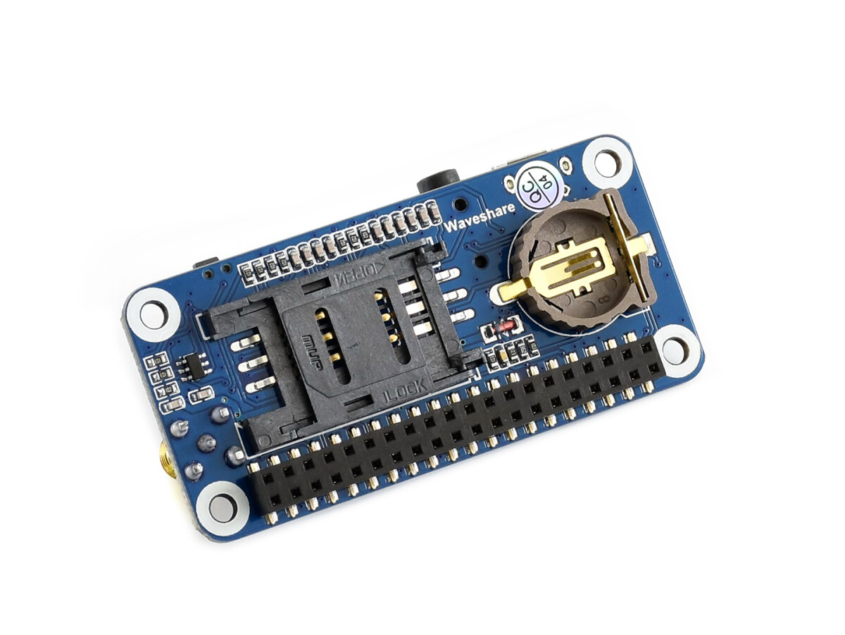 Waveshare Trådløst GSM GPRS GNSS Bluetooth HAT til Raspberry Pi Baseret på SIM868