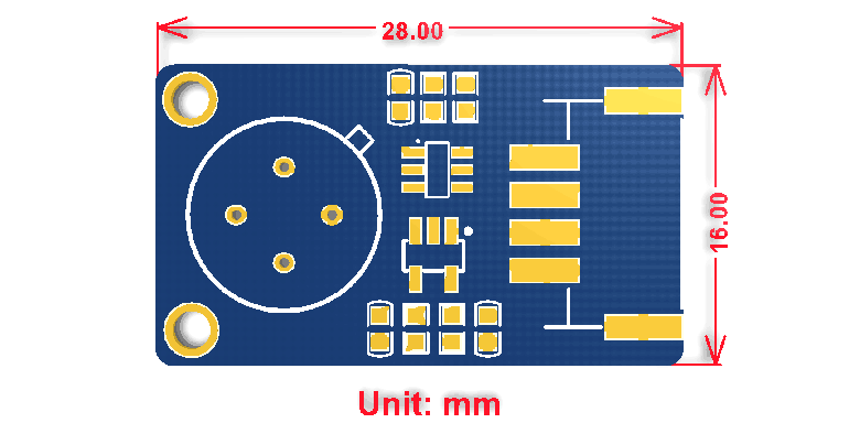 WaveShare Kontaktløs infrarød temperatursensor til 3,3V/5V MCU