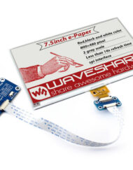 WaveShare 7,5 Zoll E-Paper E-Ink Display HAT (B) 800x480 til Raspberry Pi Rød / Sort / Hvid SPI