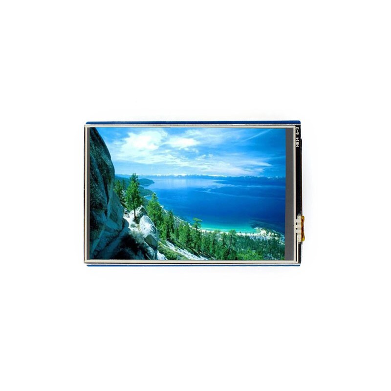 Waveshare 3,5 Zoll 480x320 Resistivt touch TFT LCD-skærmdisplay ILI9486 SPI til Arduino