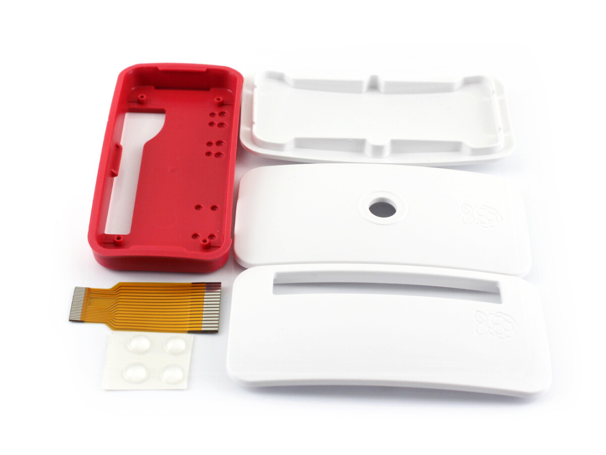 Officiel Raspberry Pi Zero/Zero W etui (rød/hvidt)
