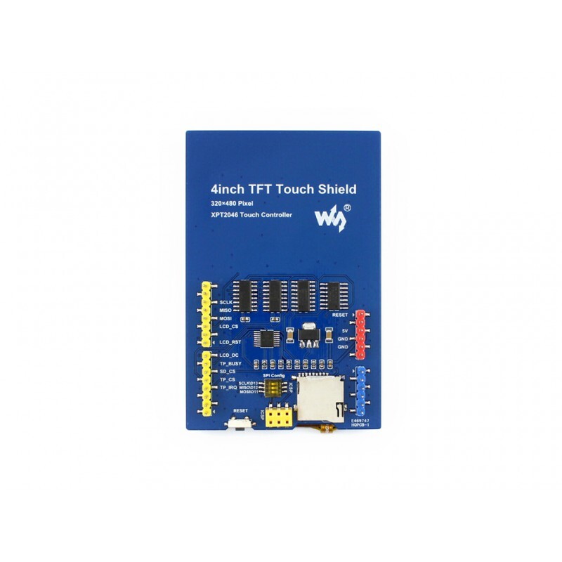 Waveshare 4 zoll 480x320 Widerstandstouch TFT LCD-schild Display ILI9486 SPI für Arduino