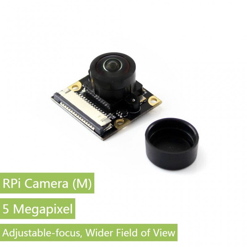 Waveshare RPi Kamera (M) Fiskehuls-linse