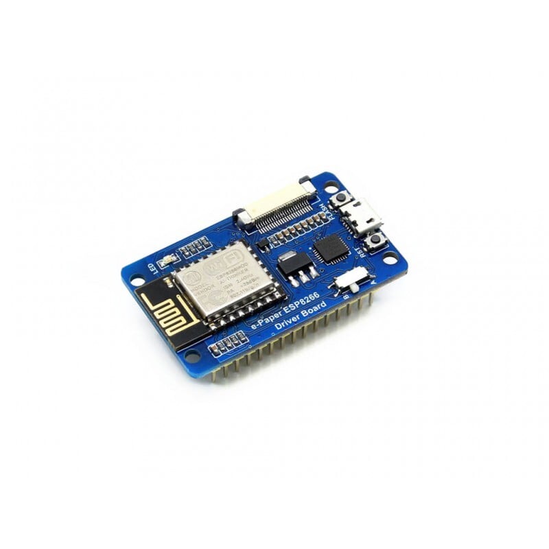 Waveshare Universal e-Paper rå panel driver board ESP8266 WiFi trådløs