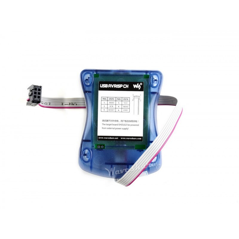 Waveshare AVR ISP Programmer, Understøtter AVR Studio 4/5/6/7 CH340G USB til UART