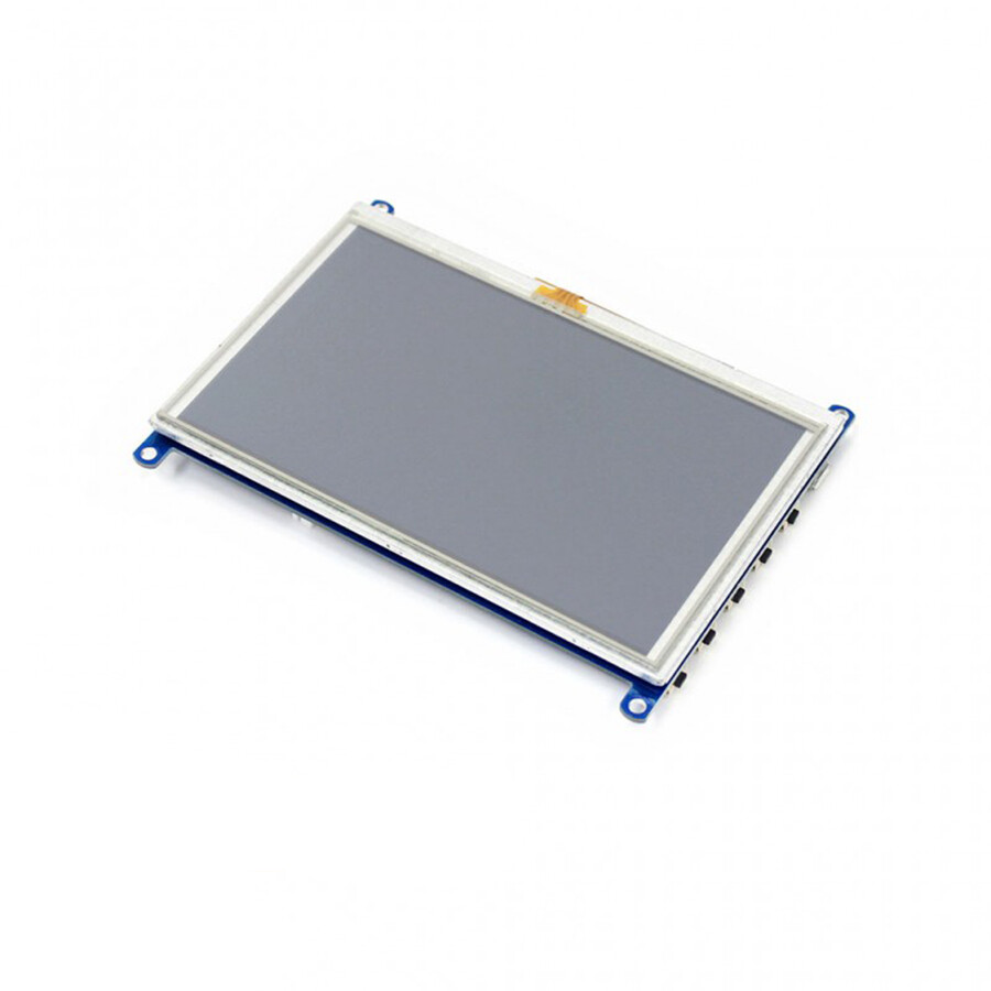 Waveshare 5-tommers display 800x480 resistent touchskærm LCD (G) HDMI