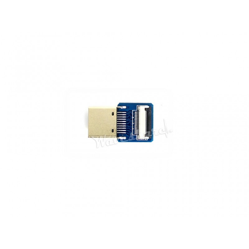 Waveshare HDMI Adapter Horisontal for DIY HDMI-kabel