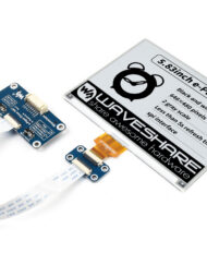 WaveShare 5,83 Zoll E-Paper E-Ink Display HAT til Raspberry Pi, 648×480, sort/hvid, SPI