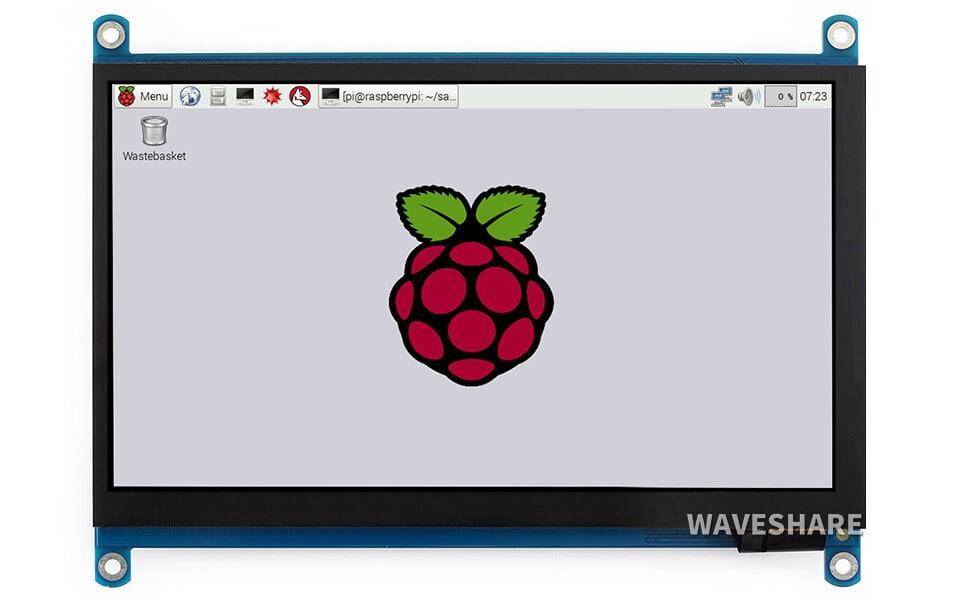 Waveshare 7 zoll Display 1024x600 kapazitiver Touchscreen LCD (H) HDMI IPS