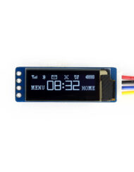 WaveShare 0,91 Zoll OLED-displaymodul 128x32 til Arduino/Raspberry Pi