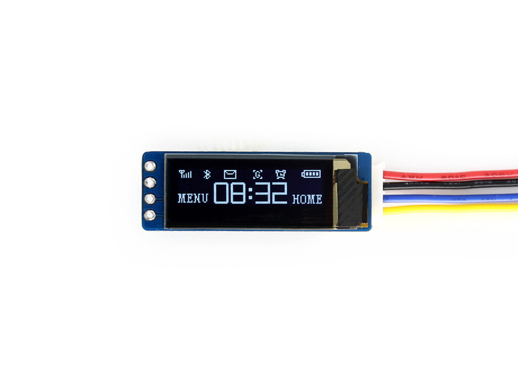 WaveShare 0,91 Zoll OLED-displaymodul 128x32 til Arduino/Raspberry Pi
