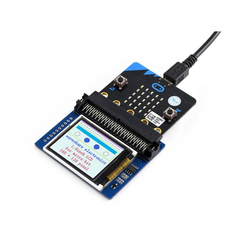 WaveShare 1,8 Zoll farverigt displaymodul 160x128 til micro:bit