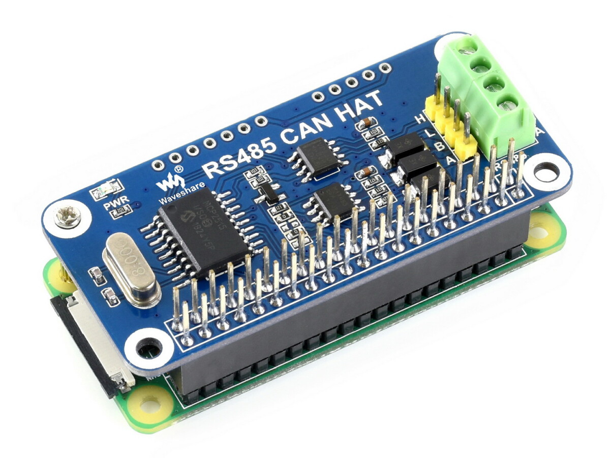 WaveShare RS485 CAN HAT für Raspberry Pi 40PIN GPIO SPI-Schnittstelle