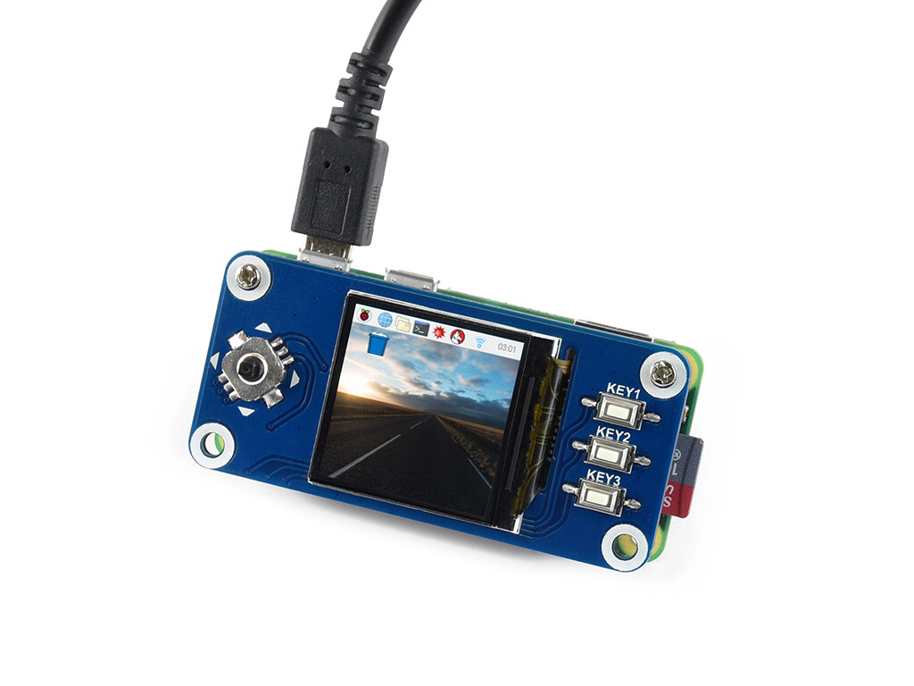 WaveShare 1,3 Zoll 240x240 IPS LCD-display HAT til Raspberry Pi