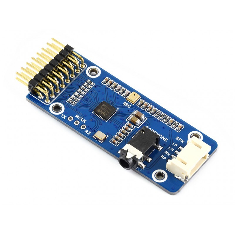 WaveShare WM8960 Stereo CODEC Audio Modul Optag Play MEMS silicium mikrofon
