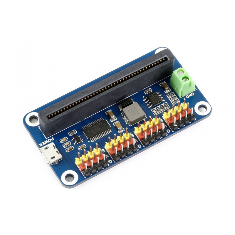 WaveShare Servodriver til micro:bit, 16-kanaler, 12-bit, I2C