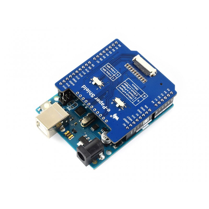 Waveshare Universal e-Paper rå panel driver skærm til Arduino/NUCLEO