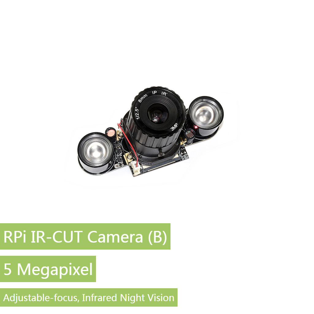 WaveShare RPi IR-CUT Kamera (B) til Raspberry Pi, 5 Megapixel 1080P