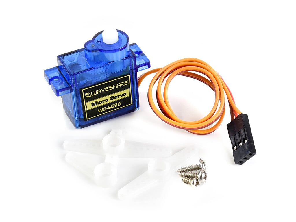 WaveShare SG90 Mikroservo 5V Plastmotor 180Grad