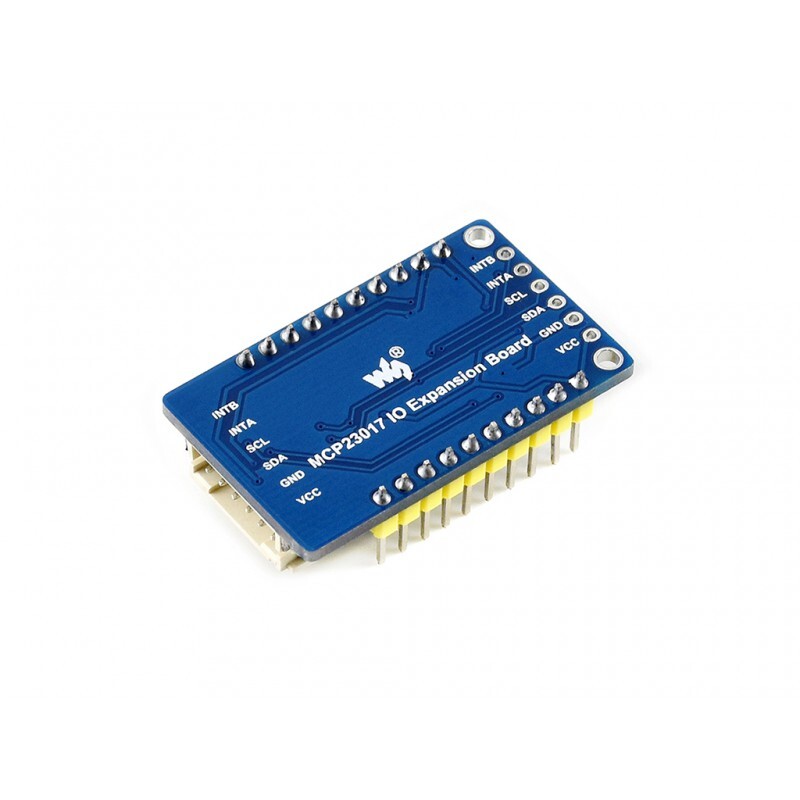 WaveShare MCP23017 IO-udvidelsesplade, udvider 16 I/O-pins