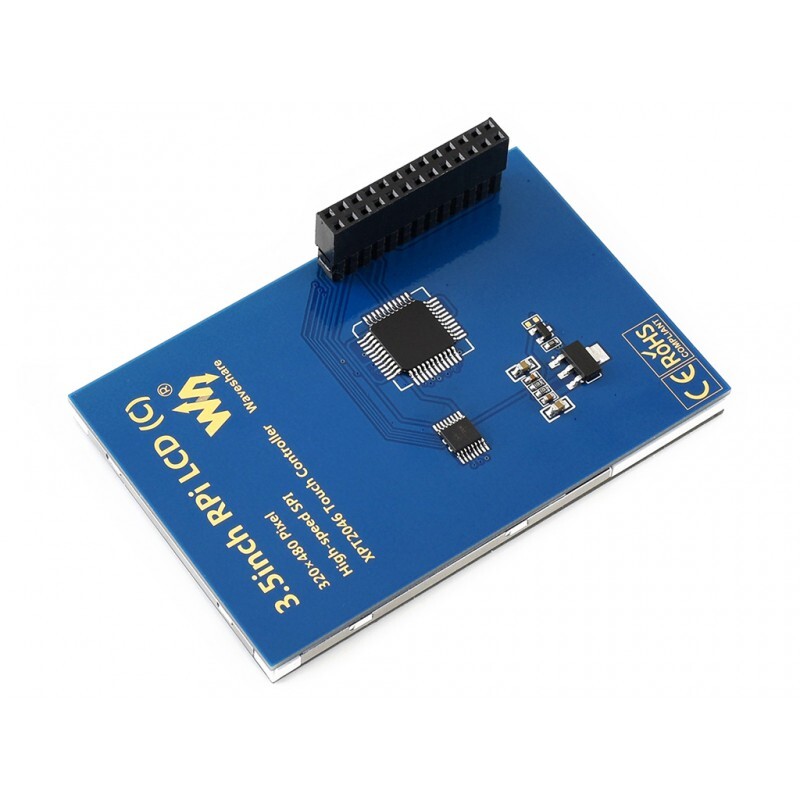 Waveshare 3,5 Zoll RPi LCD (C) 480x320 125 MHz Hochgeschwindigkeits-SPI