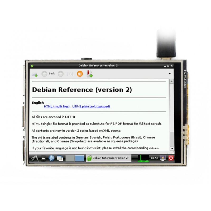 Waveshare 3,5 Zoll RPi LCD (C) 480x320 125 MHz Hochgeschwindigkeits-SPI