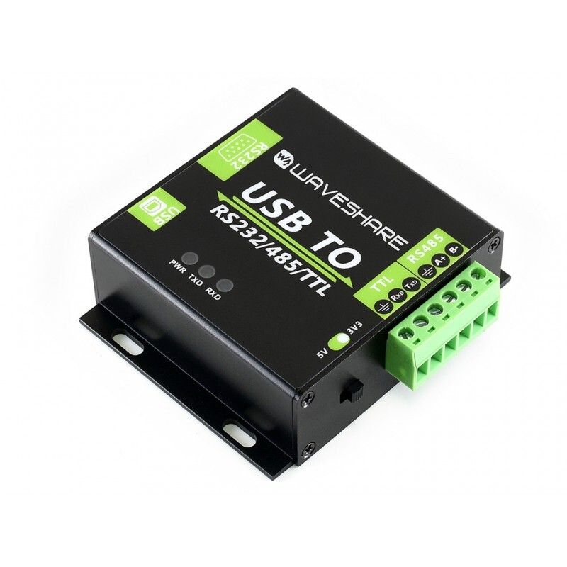 WaveShare USB TO RS232 RS485 TTL Industrielt isoleret converter