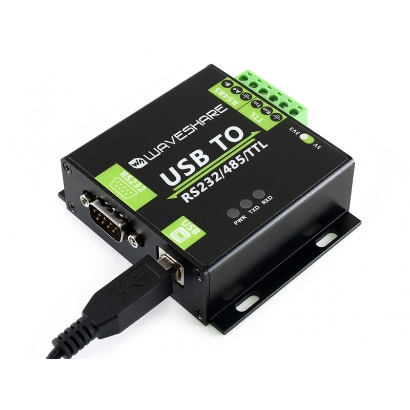 WaveShare USB TO RS232 RS485 TTL Industrielt isoleret converter