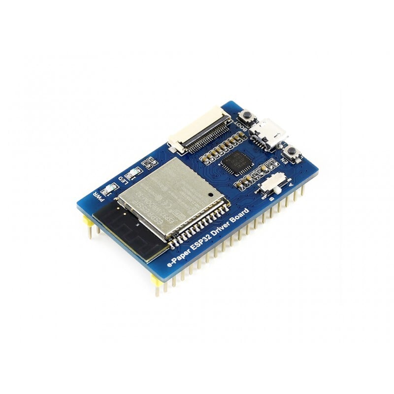 Waveshare Universal e-Paper rå panel driver board, ESP32 WiFi/Bluetooth