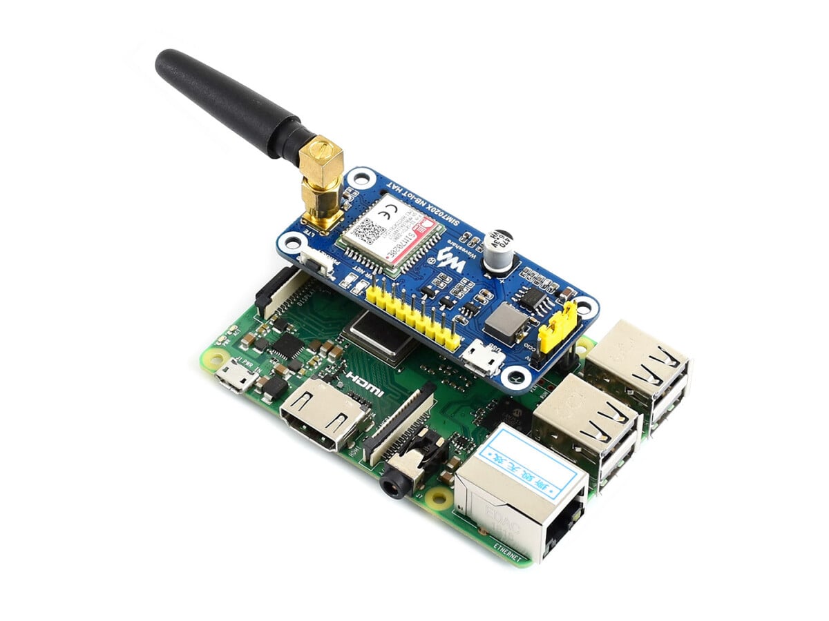 WaveShare NB-IoT HAT 40PIN GPIO til Raspberry Pi, Jetson Nano, til Europa