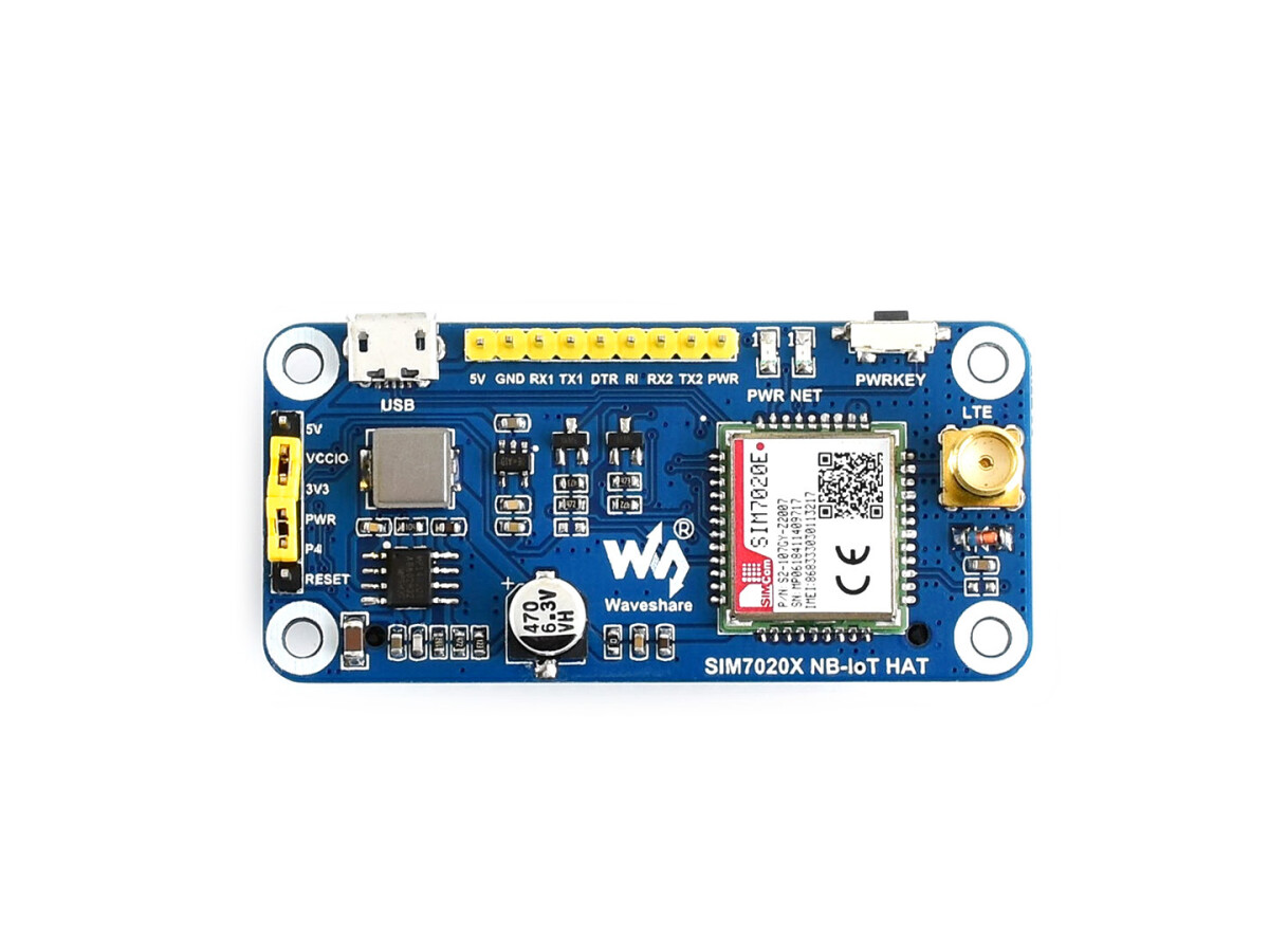 WaveShare NB-IoT HAT 40PIN GPIO til Raspberry Pi, Jetson Nano, til Europa