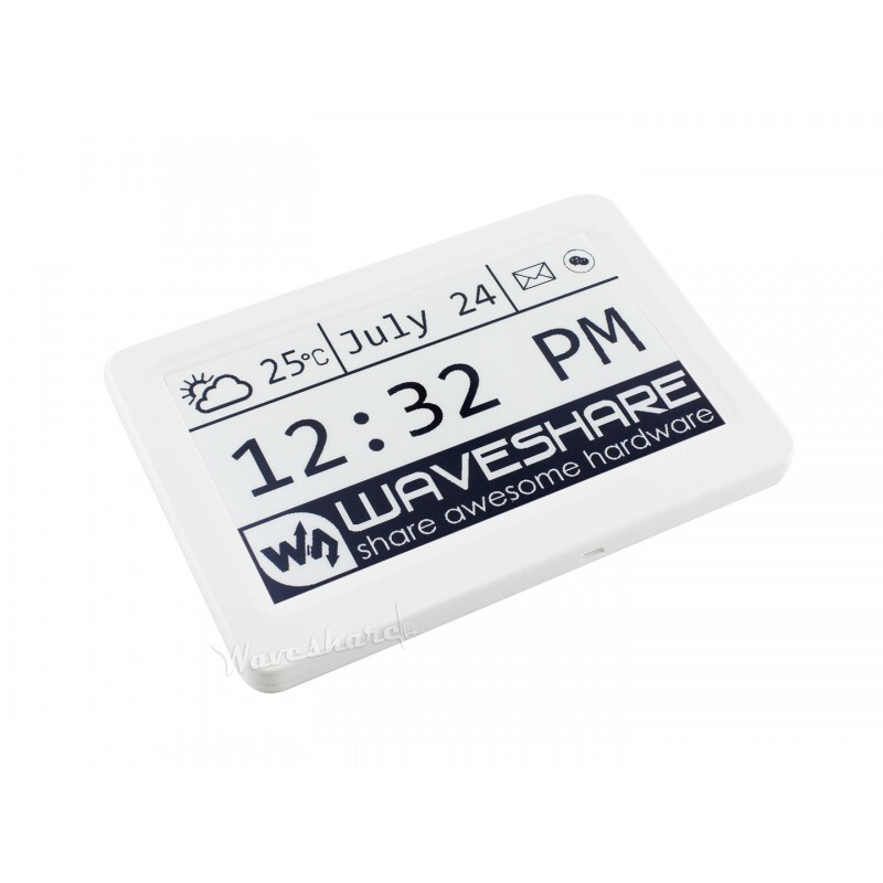Waveshare 7,5 Zoll e-Paper råpanelkasse til DIY med driverboard