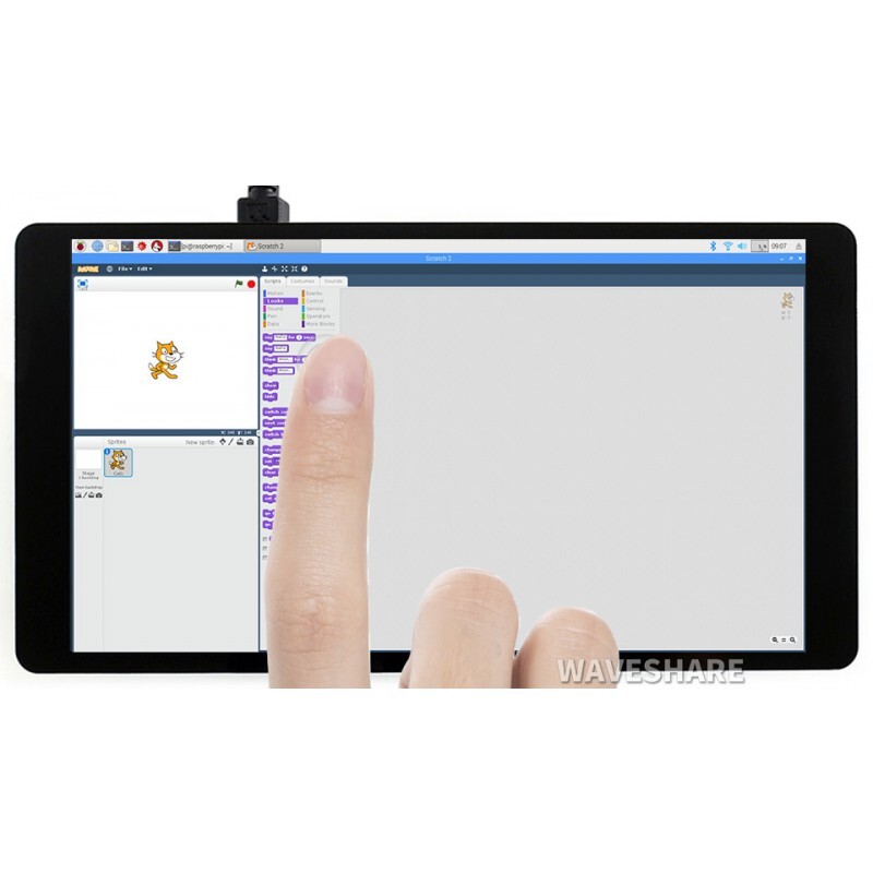WaveShare 5,5 Zoll HDMI AMOLED-display 1080x1920 HDMI, forstærket glasdæksel