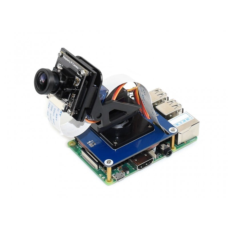 Waveshare 2-akse PAN-TILT HAT til Raspberry Pi med PCA9685 PWM-chip