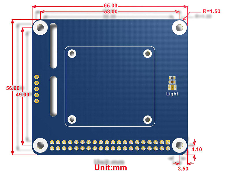 Waveshare 2-akse PAN-TILT HAT til Raspberry Pi med PCA9685 PWM-chip