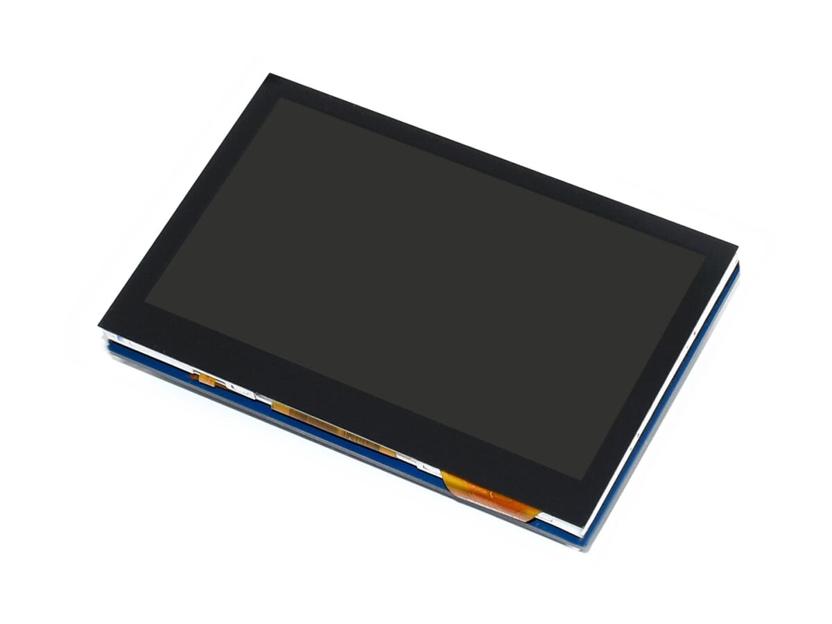 WaveShare 4,3 Zoll kapassitiv berøringslcd-skærm, 800x480, farvegrafisk lcd-display