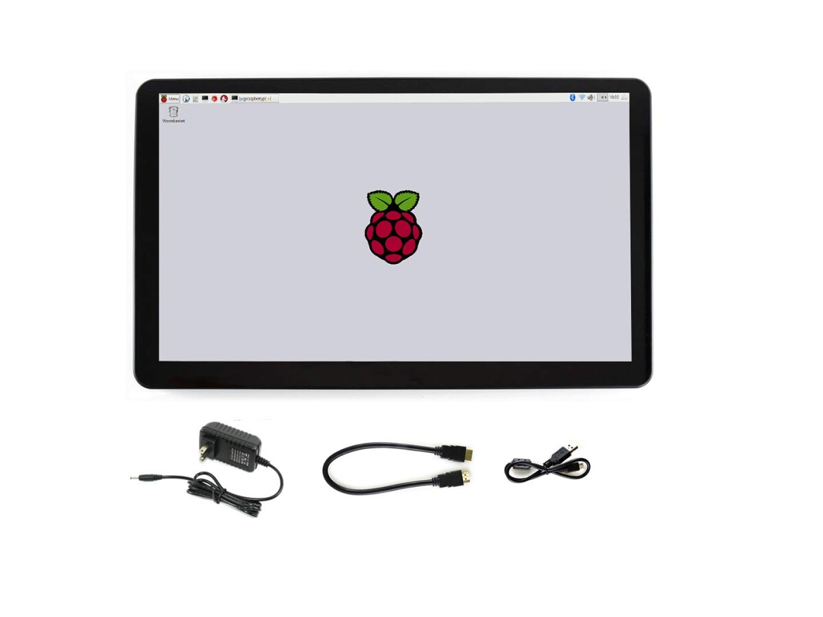 Waveshare 15,6 Zoll Kapazitiver Touchscreen LCD (H) mit Gehäuse 1920x1080 HDMI IPS