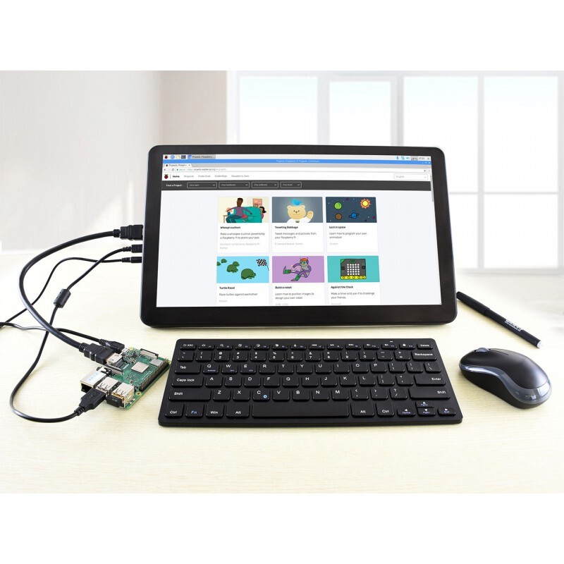 Waveshare 15,6 Zoll Kapazitiver Touchscreen LCD (H) mit Gehäuse 1920x1080 HDMI IPS