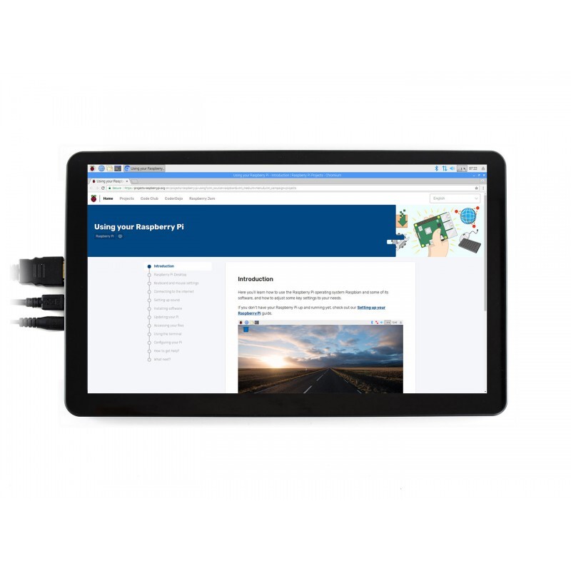 Waveshare 15,6 Zoll Kapazitiver Touchscreen LCD (H) mit Gehäuse 1920x1080 HDMI IPS