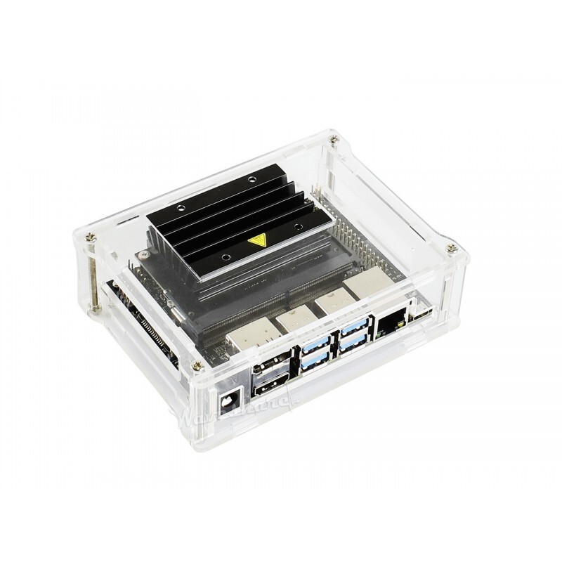 WaveShare Akryl Transparent Etui til Jetson Nano A02