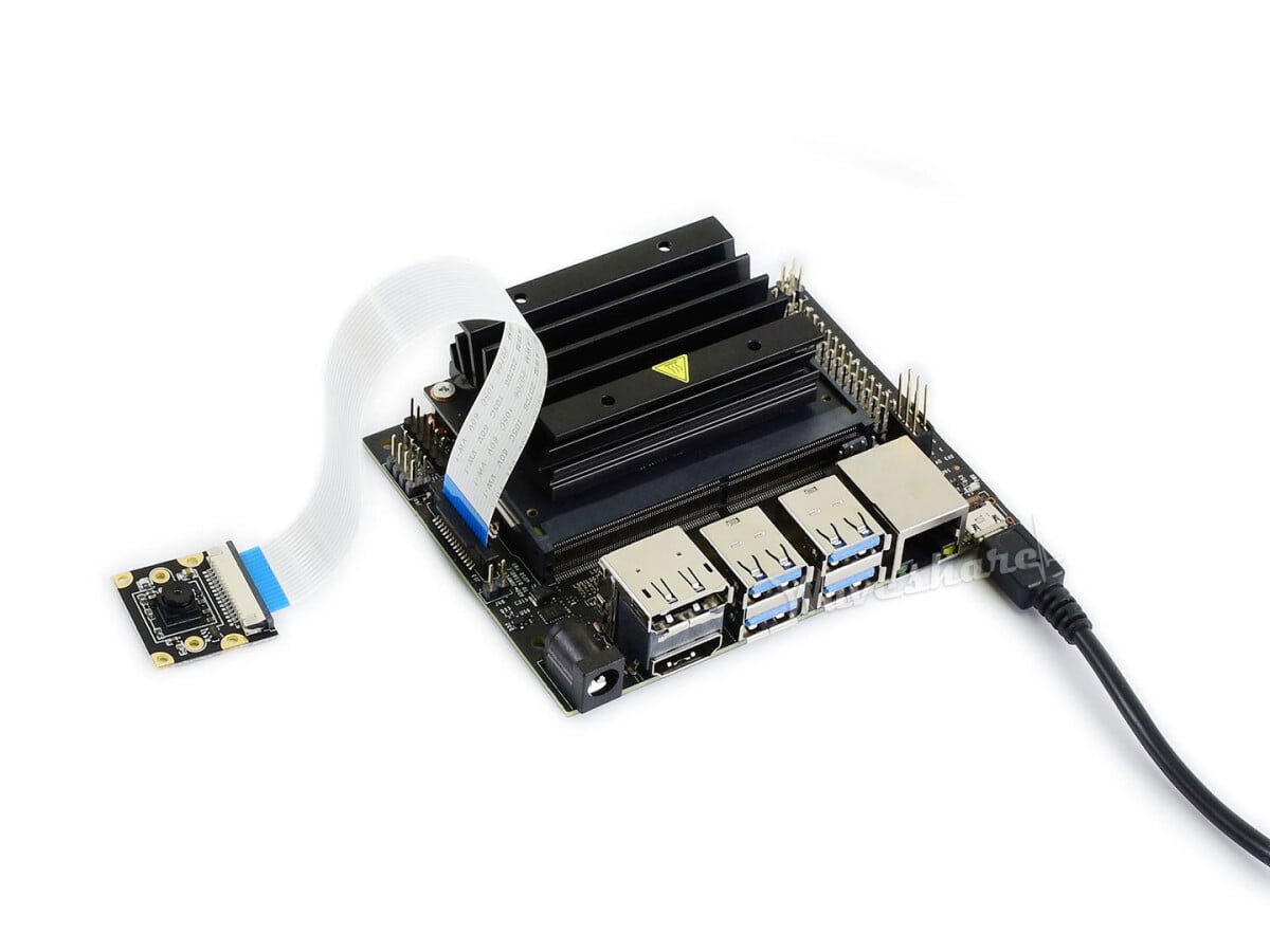 Waveshare IMX219-120 Kamera, 120° synsfelt, Egnet til Jetson Nano