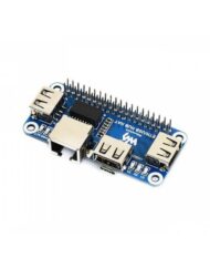 WaveShare Ethernet USB HUB HAT til Raspberry Pi 1x RJ45 3x USB