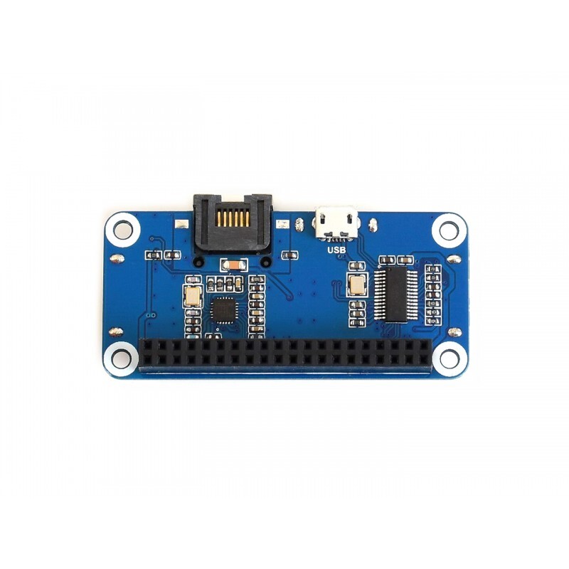 WaveShare Ethernet USB HUB HAT til Raspberry Pi 1x RJ45 3x USB