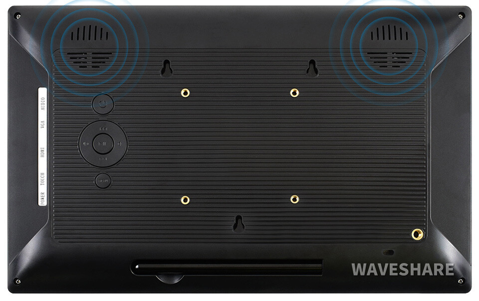 WaveShare 13,3 Zoll kapativer Touchscreen LCD med kabinet 1920x1080 HDMI IPS