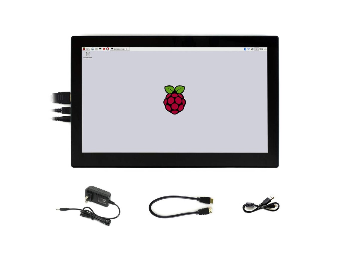Waveshare 13,3 Zoll Kapazitiver Touchscreen LCD med kabinet V2 1920×1080 HDMI IPS